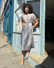 Load image into Gallery viewer, Long Pintuck Shibori Dress with Pockets