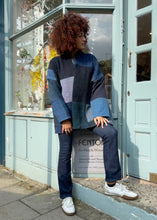 Load image into Gallery viewer, Quilted Unisex Indigo Patchwork Kantha Jacket