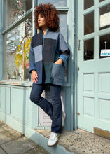 Load image into Gallery viewer, Quilted Unisex Indigo Patchwork Kantha Jacket