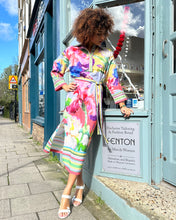 Load image into Gallery viewer, Floral Belted Shirt Style Dress