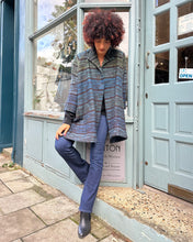 Load image into Gallery viewer, Oversized Open Woven Wool Jacket