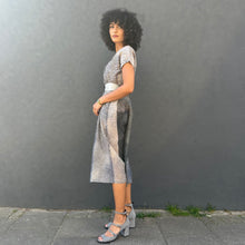 Load image into Gallery viewer, Long Pintuck Shibori Dress with Pockets