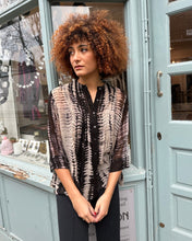 Load image into Gallery viewer, Shibori Dyed Pintuck Blouse