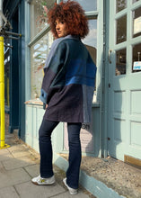 Load image into Gallery viewer, Quilted Unisex Indigo Patchwork Kantha Jacket