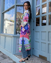 Load image into Gallery viewer, Floral Belted Shirt Style Dress