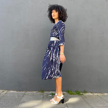 Load image into Gallery viewer, Pleated Cotton Shibori Dress