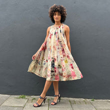Load image into Gallery viewer, Printed Silk Chiffon Dress