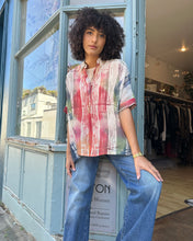Load image into Gallery viewer, Oversized Square Shibori Dyed Shirt