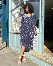 Load image into Gallery viewer, Pleated Cotton Shibori Dress