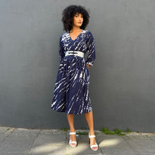 Load image into Gallery viewer, Pleated Cotton Shibori Dress