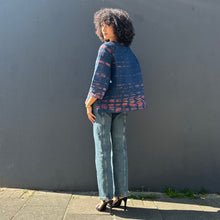 Load image into Gallery viewer, Textured Cotton Silk Pleat Top with Side Slits