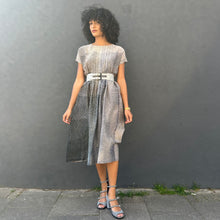 Load image into Gallery viewer, Long Pintuck Shibori Dress with Pockets