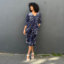 Load image into Gallery viewer, Pleated Cotton Shibori Dress