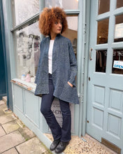 Load image into Gallery viewer, Oversized Lightly Quilted Kantha Jacket with Pockets