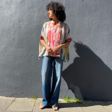 Load image into Gallery viewer, Oversized Square Shibori Dyed Shirt