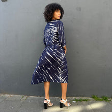 Load image into Gallery viewer, Pleated Cotton Shibori Dress