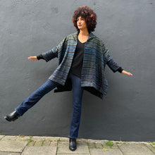 Load image into Gallery viewer, Oversized Open Woven Wool Jacket