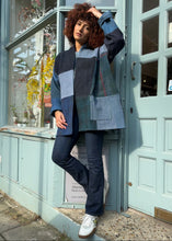 Load image into Gallery viewer, Quilted Unisex Indigo Patchwork Kantha Jacket