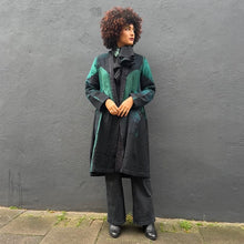 Load image into Gallery viewer, Open Shibori Wool Coat with Front Pockets