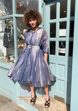 Load image into Gallery viewer, Cotton Silk Shibori Coat Dress