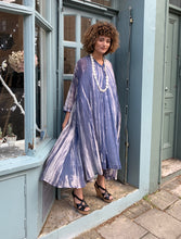 Load image into Gallery viewer, Cotton Silk Shibori Coat Dress