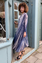 Load image into Gallery viewer, Cotton Silk Shibori Coat Dress