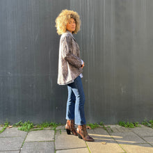 Load image into Gallery viewer, Shibori Dyed Silk Swing Style Jacket