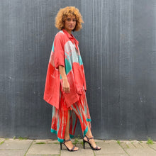 Load image into Gallery viewer, Fine Silk Shibori Dyed Open Jacket