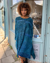 Load image into Gallery viewer, Oversized Fine Wool Shibori Dress