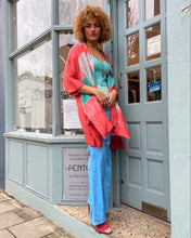 Load image into Gallery viewer, Fine Silk Shibori Dyed Open Jacket