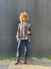 Load image into Gallery viewer, Shibori Dyed Silk Swing Style Jacket