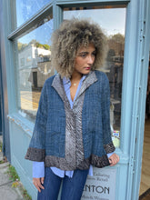 Load image into Gallery viewer, Shibori Dyed Silk Swing Style Jacket