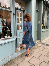 Load image into Gallery viewer, Square Cotton Silk Shibori Kaftan