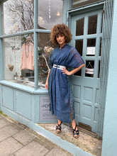 Load image into Gallery viewer, Square Cotton Silk Shibori Kaftan