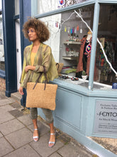 Load image into Gallery viewer, Silk-Chiffon, Shibori-Dyed, Open Jacket