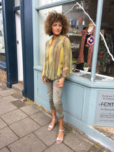 Load image into Gallery viewer, Silk-Chiffon, Shibori-Dyed, Open Jacket