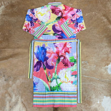 Load image into Gallery viewer, Floral Belted Shirt Style Dress