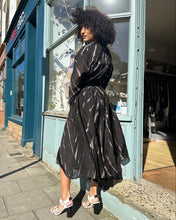 Load image into Gallery viewer, Cotton Silk Shibori Kaftan Dress
