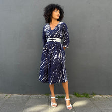 Load image into Gallery viewer, Pleated Cotton Shibori Dress
