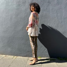Load image into Gallery viewer, Long Tiered Shibori Dyed Blouse
