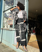 Load image into Gallery viewer, Shibori Wide Leg Pleat Front Trousers
