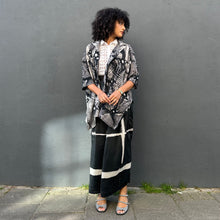 Load image into Gallery viewer, Oversized Square Cotton Silk Shibori Jacket
