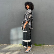 Load image into Gallery viewer, Oversized Square Cotton Silk Shibori Jacket
