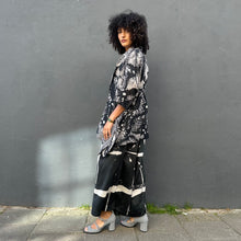 Load image into Gallery viewer, Oversized Square Cotton Silk Shibori Jacket
