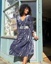Load image into Gallery viewer, Pleated Cotton Shibori Dress
