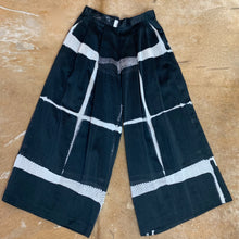 Load image into Gallery viewer, Shibori Wide Leg Pleat Front Trousers
