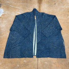Load image into Gallery viewer, Oversized Lightly Quilted Kantha Jacket with Pockets
