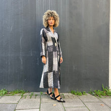 Load image into Gallery viewer, XLong Open A-Line Shibori Silk Coat
