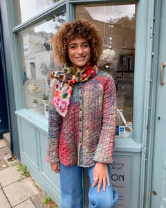 Pastel Kantha Jacket