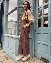 Load image into Gallery viewer, Textured Cotton Keyhole Neck Blouse
